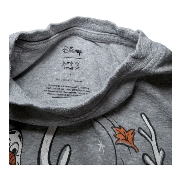 Disney Jumping Beans Shirts Kids 3T Mickey Toy Story Frozen Grey Blue Bundle 3pc - Picture 7 of 14
